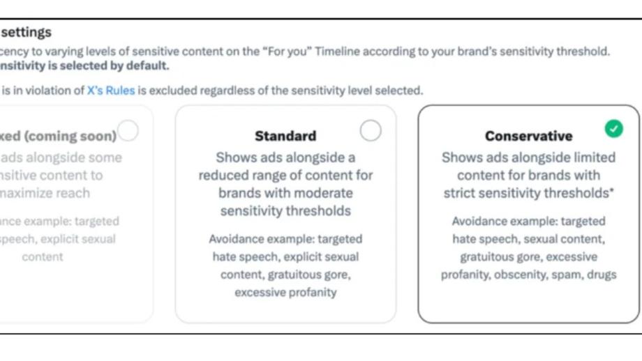 X brand safety