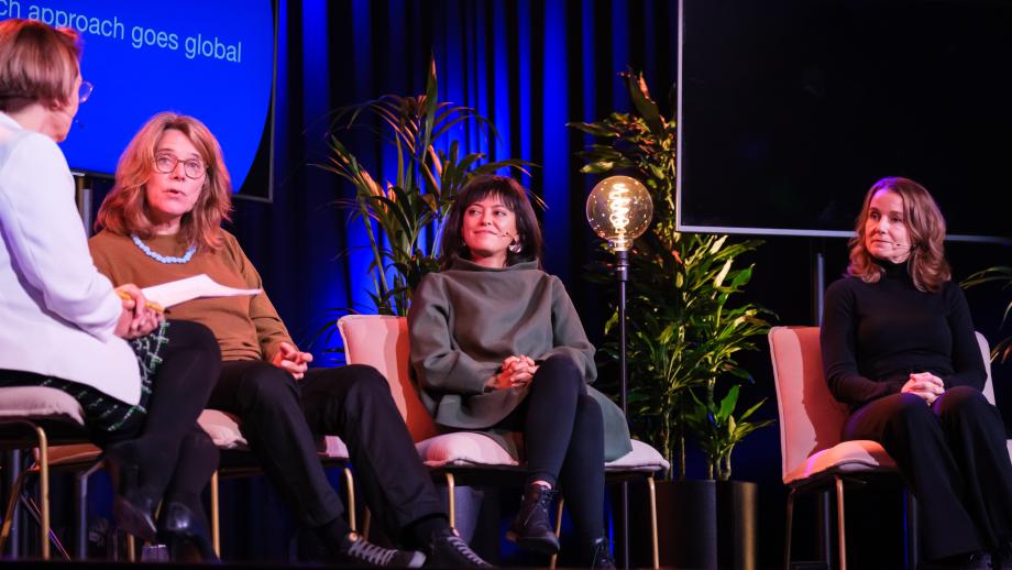 In het panel ‘Dutch approach goes global’ keken drie vrouwelijk voorlopers op het gebied van ontwerp en innovatie vooruit