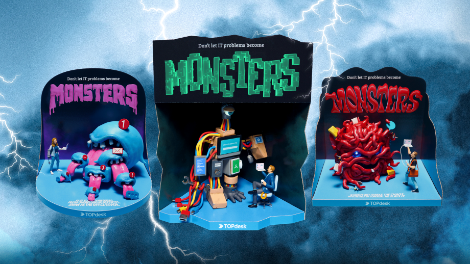 Package design TOPdesk Monsters en helden.