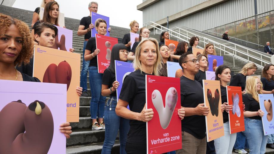 Steun voor de campagne kwam onder andere van Floortje Dessing