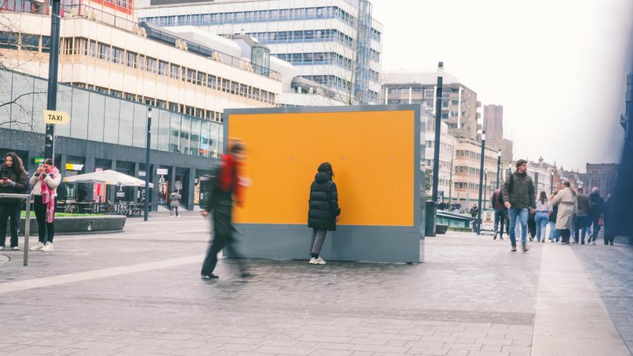 Smells Like McDonald's billboard in Utrecht