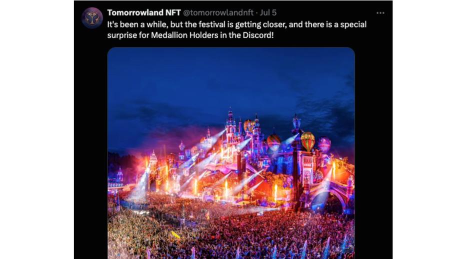 Web 3 tomorrowland