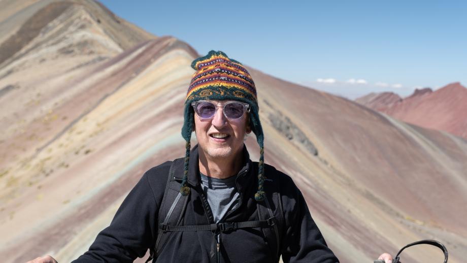 Ed Stibbe op de Montana Vinikunka in Peru