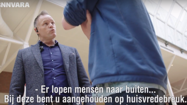 Van der ham wordt verwijderd