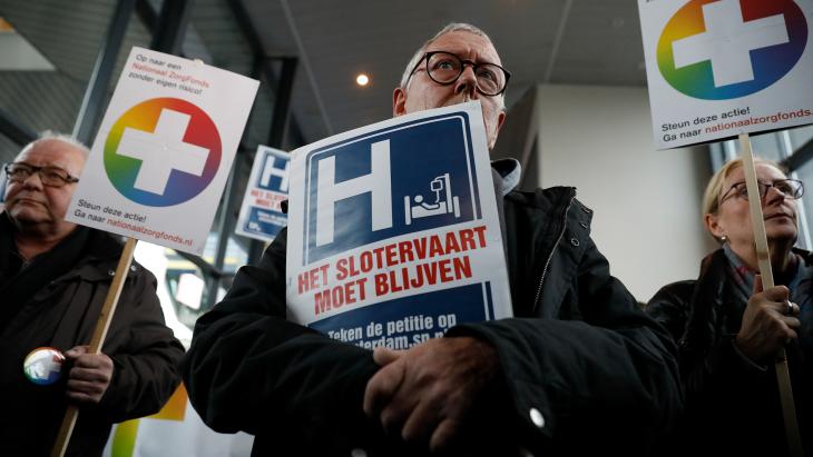 Protest bij het Slotervaart-Ziekenhuis