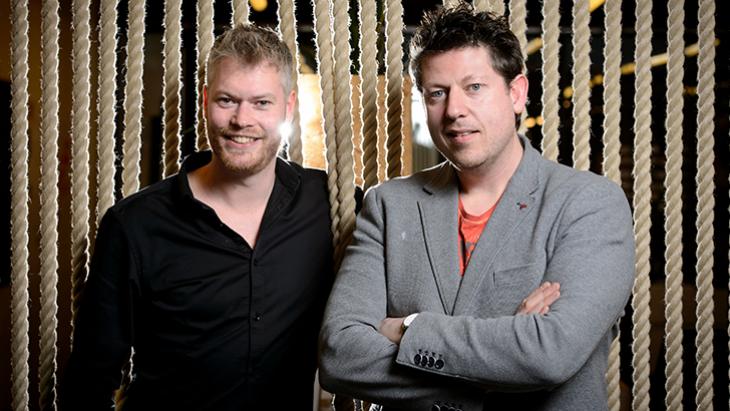 Joost Galama, Co-founder en CTO van Foleon (links) & Daan Reijnders, Co-founder en CEO van Foleon (rechts)
