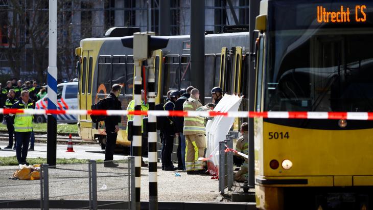 De tram in utrecht waarin de aanslag plaatshad