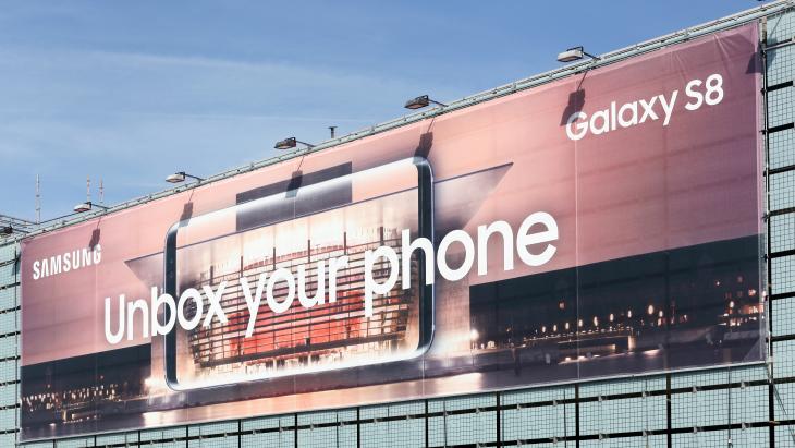 Samsungs eigen reclame