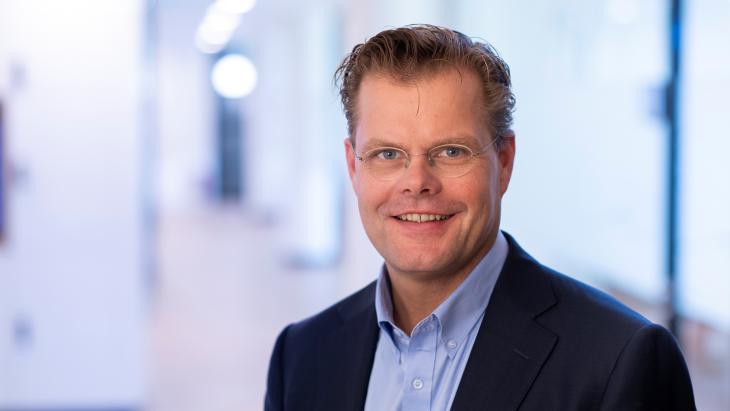 Lukas Schmeink, VP corporate marketing, customer service en operations bij Samsung Electronics Benelux
