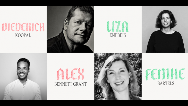 Enkele juryhoofden van de Dutch Creativity Awards 2020