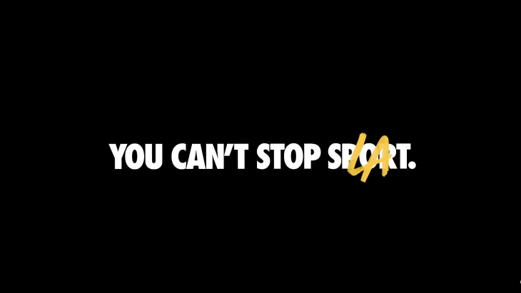 You can't stop sport. You can't stop LA. - Nike