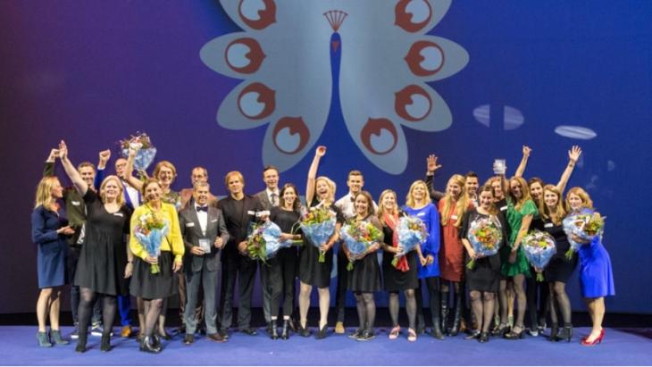 VPRA in betere tijden, beeld van de uitreiking van de Dutch PR Awards
