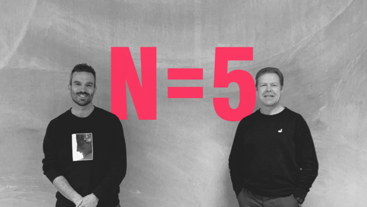 Arnout Robbe en Paul Wagemaker nieuwe creative directors N=5.