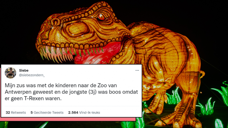 Amai! Webcare Zoo Antwerpen reageert op prehistorisch verzoek