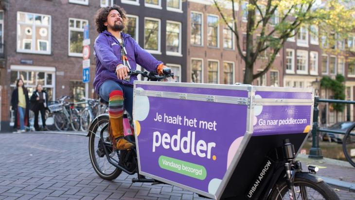 Online bezorgwarenhuis Peddler gestart in Amsterdam, Den Haag en Utrecht