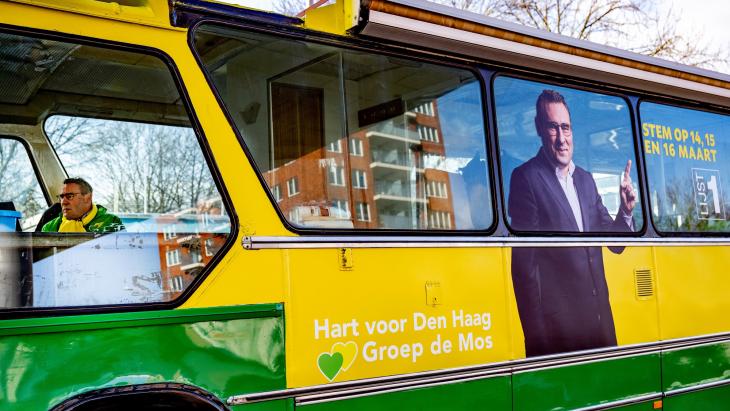 Groep de Mos voert campagne in Den Haag 