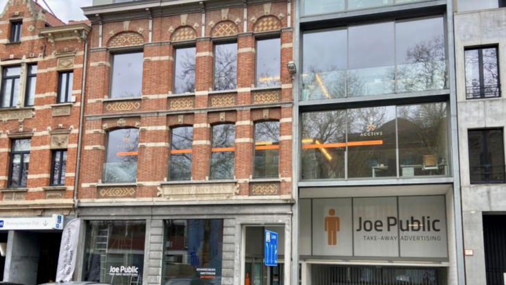 Het kantoor van Joe Public in Antwerpen