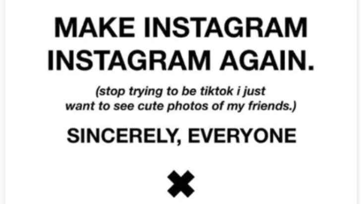 Make Instagram, Instagram again!