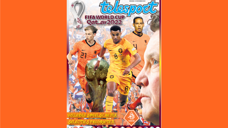 Cover van WK-bijlage van de Telegraaf
