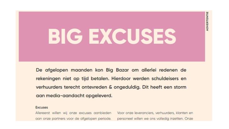 Big Excuses