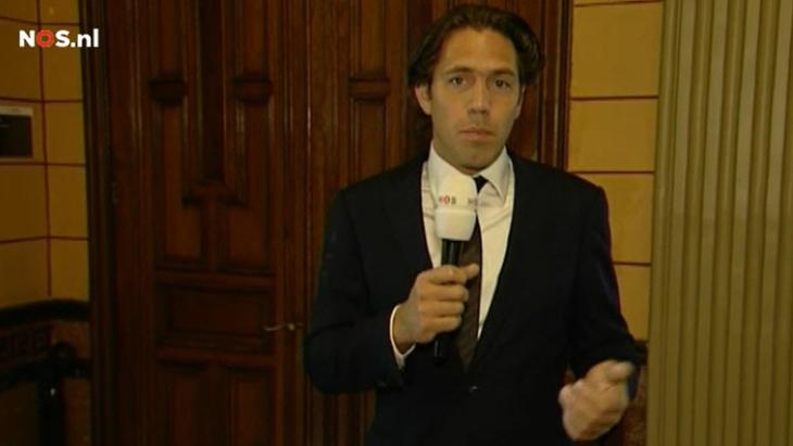 Sebastiaan Meijer in zijn tijd als NOS-verslaggever
