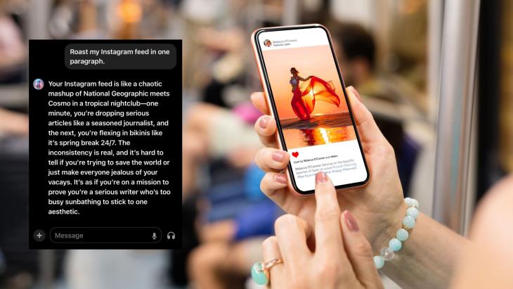 chatgpt roast jouw IG feed