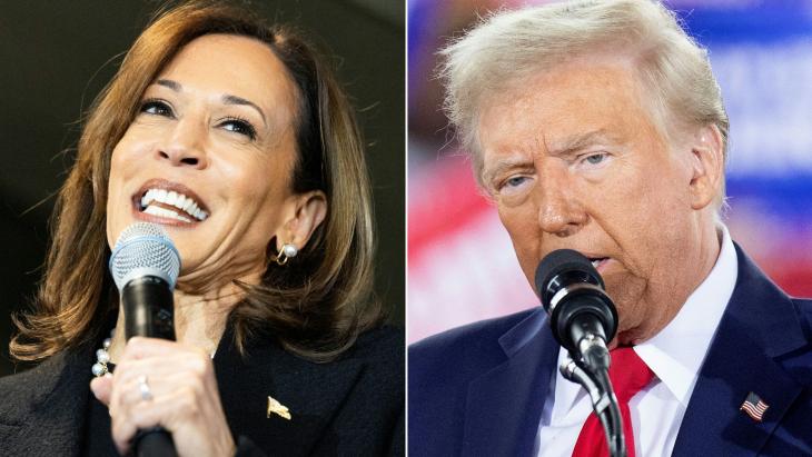 Kamala Harris versus Donald Trump