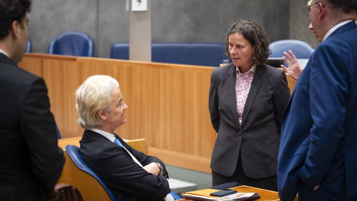 Marjolein Faber in gesprek met Geert Wilders