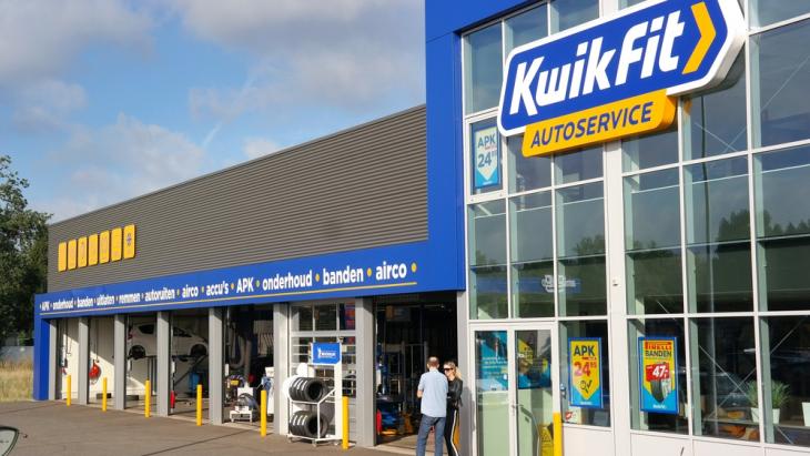 Een vestiging van KwikFit